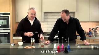 How to make a frappé coffee using an aerolatte milk frother [upl. by Dallas]