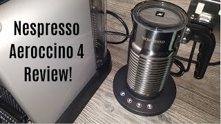 Nespresso Aeroccino 4 Milk Frother Review  Worth upgrading from the Aeroccino 3 [upl. by Ajaj9]