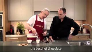 How to make a hot chocolate using an aerolatte milk frother [upl. by Atinra693]