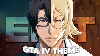 Aizen x Urahara  GTA IV Theme Edit [upl. by Anemij]